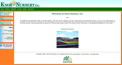 Desktop Screenshot of knoxnursery.com
